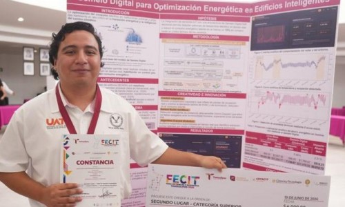Estudiante de la UAT dise&ntilde;a dispositivo para reducir el consumo el&eacute;ctrico en edificios